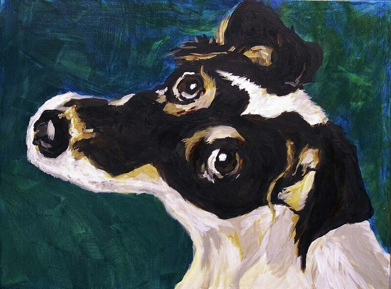 Jack by Rebecca Dufton, 12 x 16 inches, acrylic on canvas